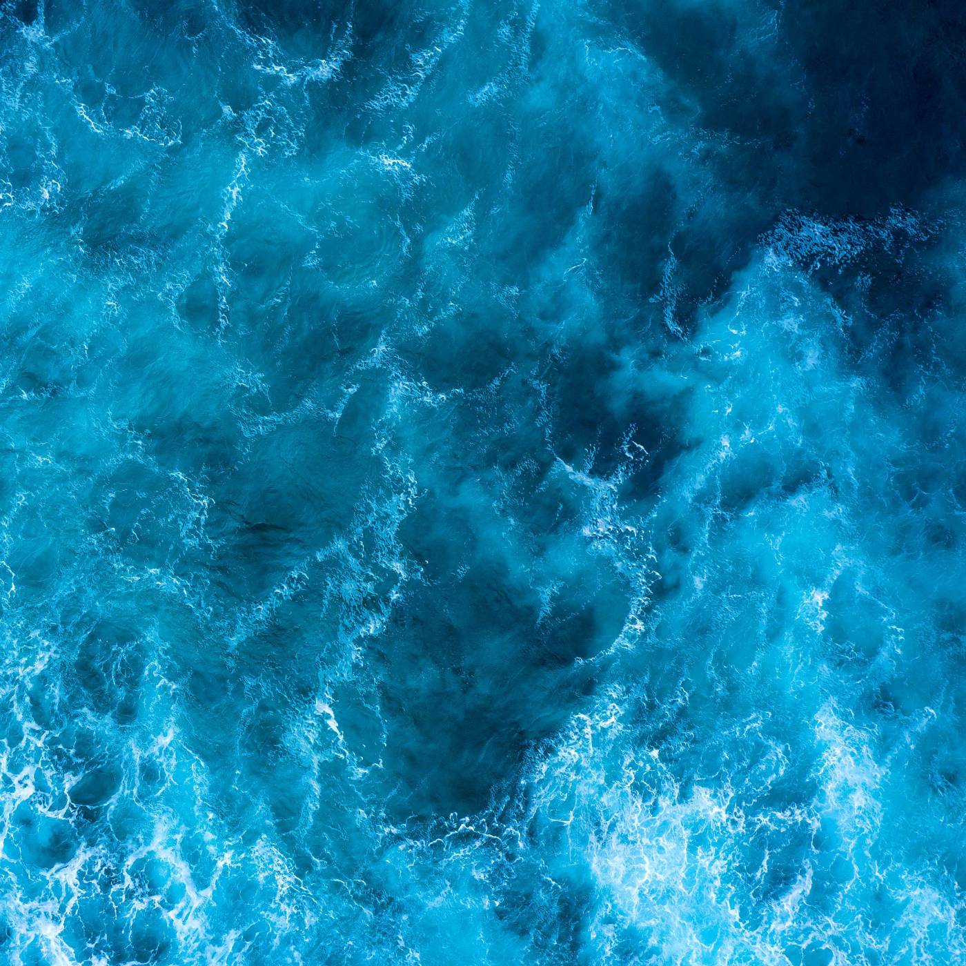 atlantic ocean high angle photo of blue water ocean picture