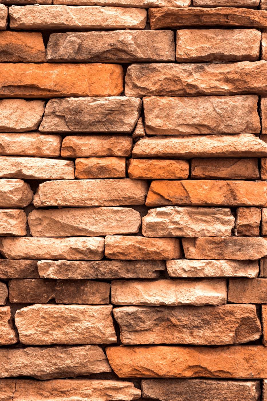  brown and beige brick wall  picture