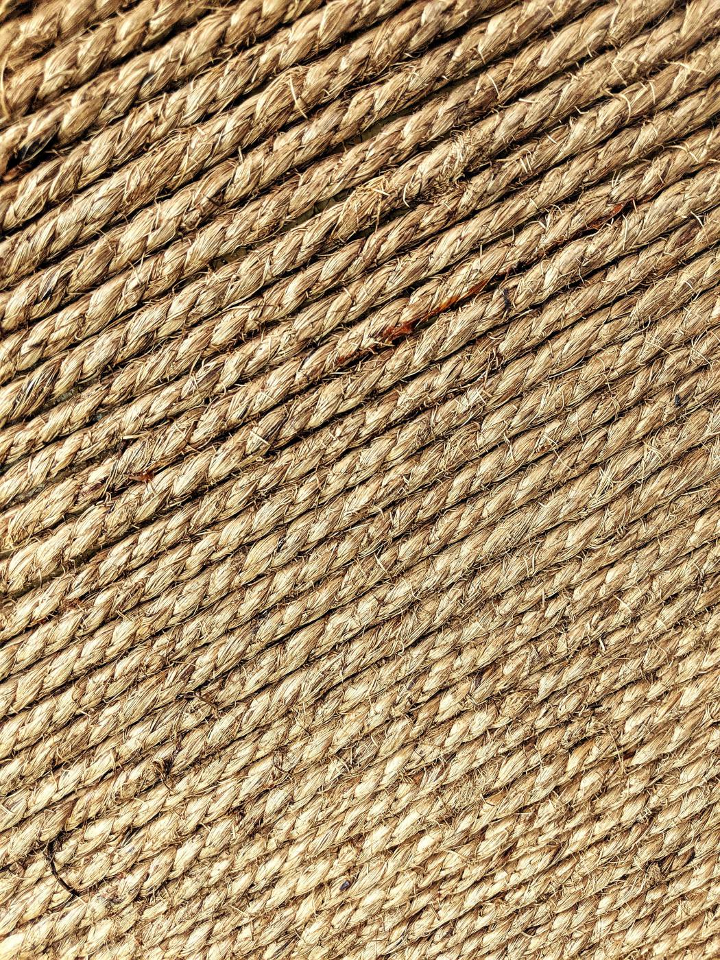  brown wicker mat  picture