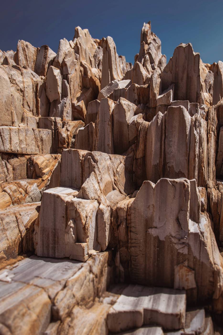  landscape photography of brown rock formations  picture