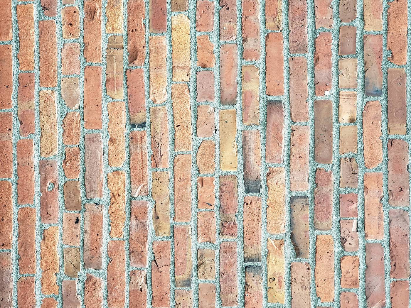  red and white brick wall  picture