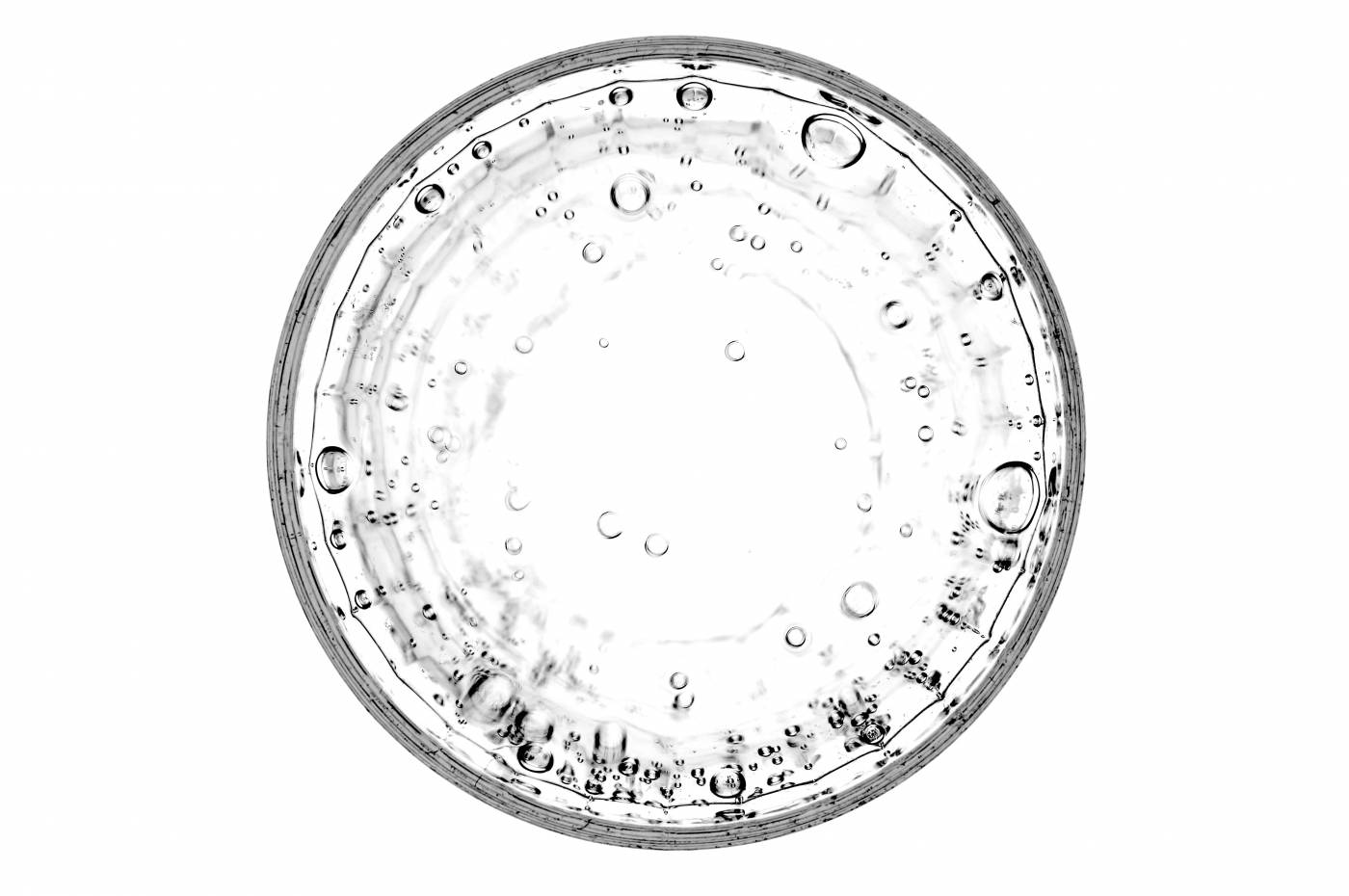 white closeup photography of water bubble picture