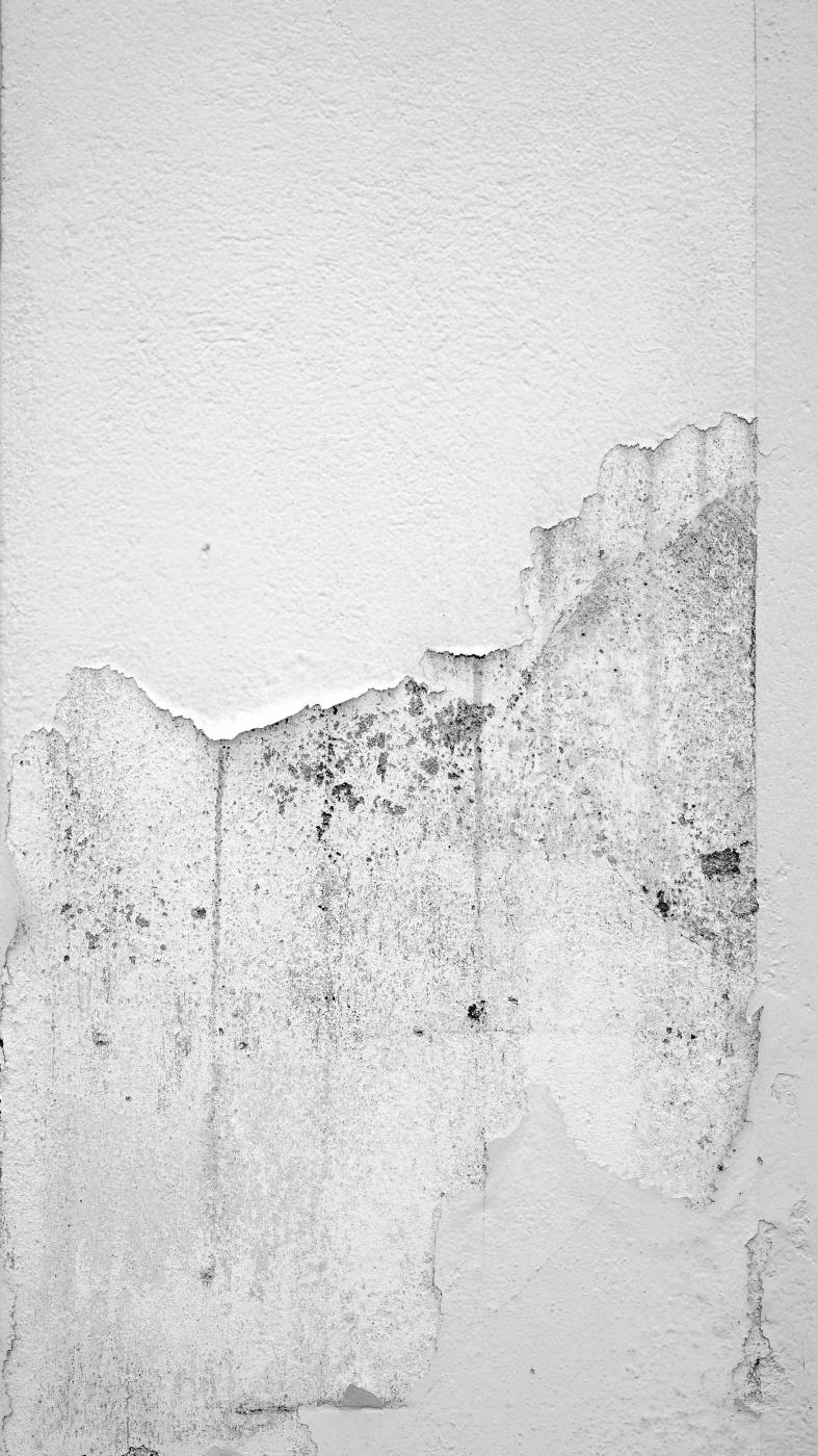  white concrete wall with hole  picture