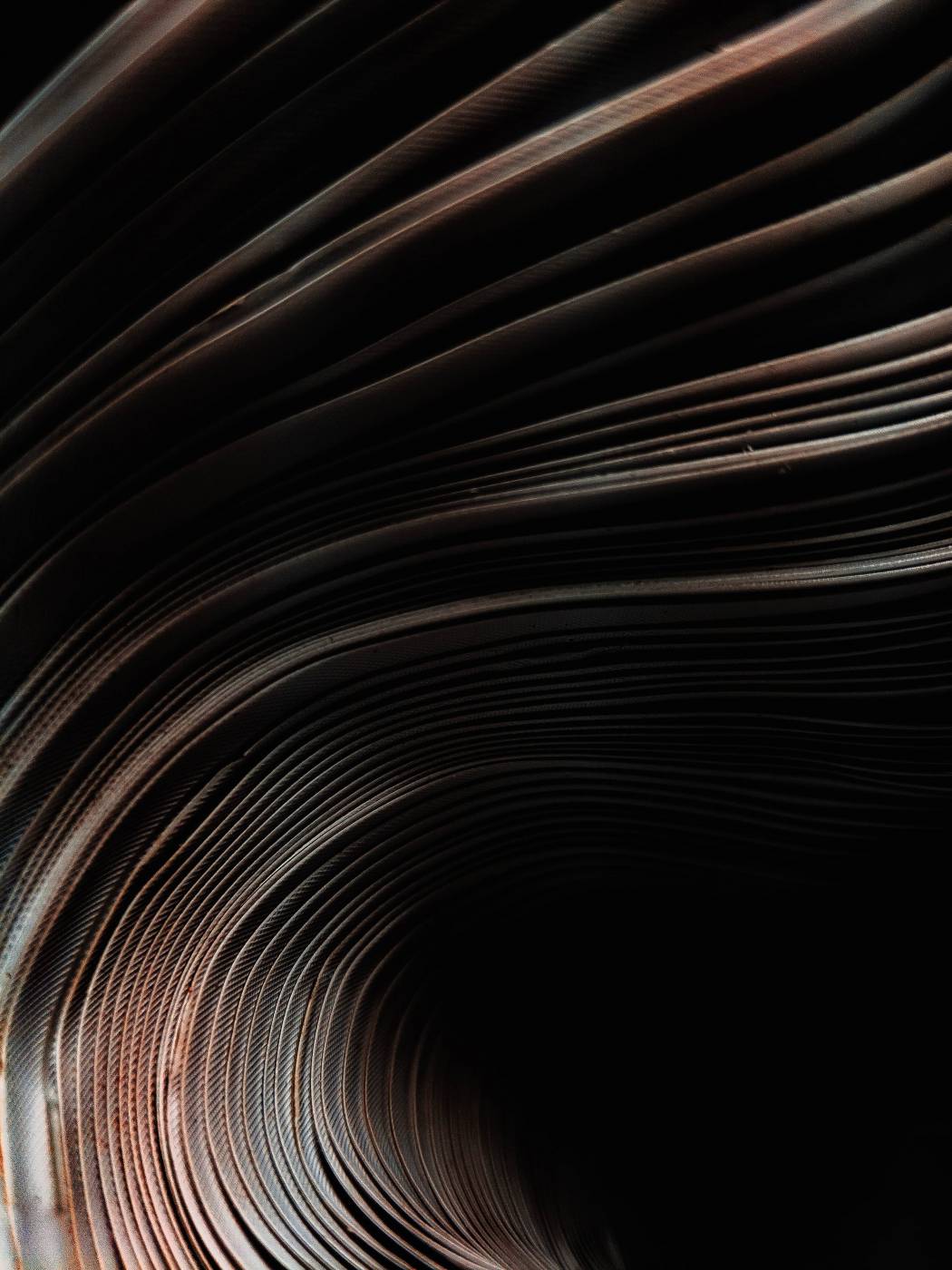  closeup photo of multiple layers of leather  picture
