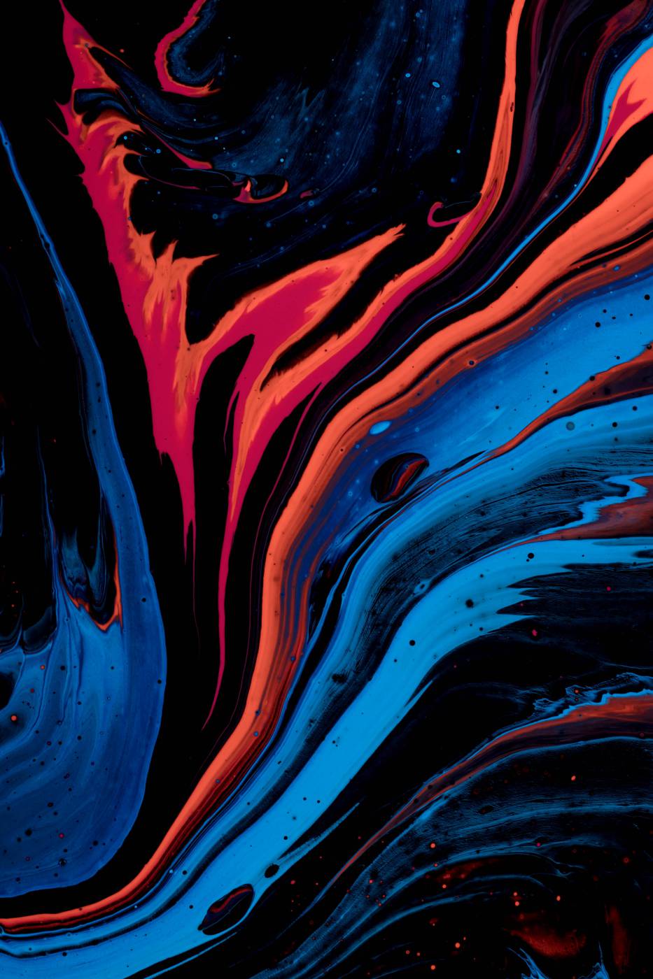  blue white and red abstract painting  picture