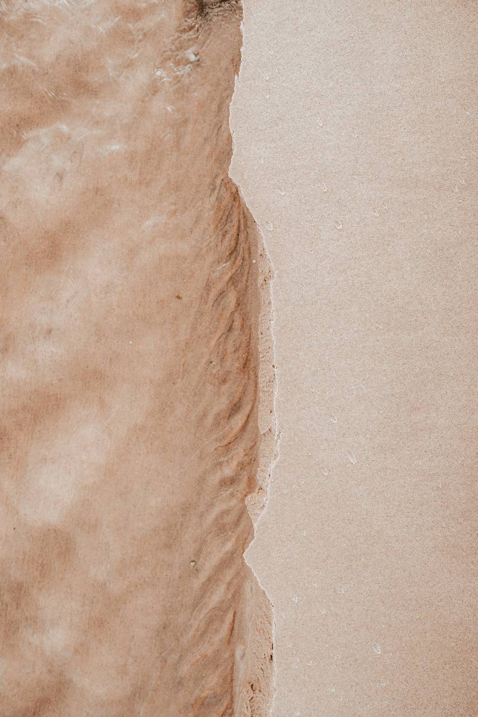 pattern brown sand on white sand  picture