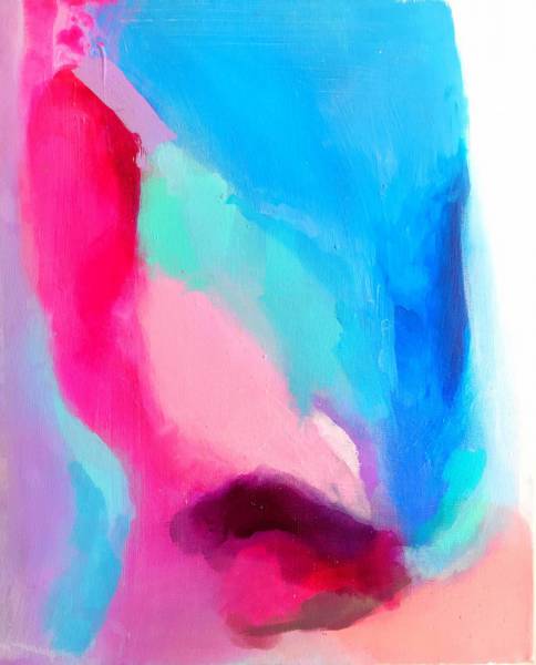 abstract multicolored abstract painting art