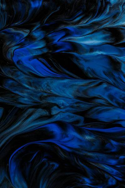  blue and white abstract painting 