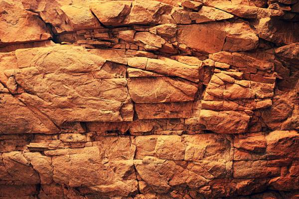  brown rock wall 