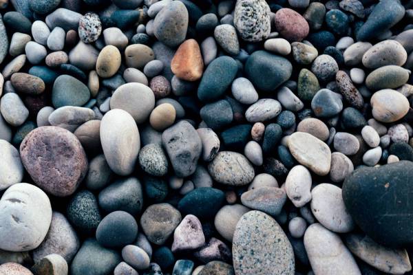  closeup photo of assorted-color stone lot 