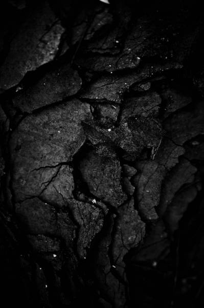  grayscale photography of rock formation 