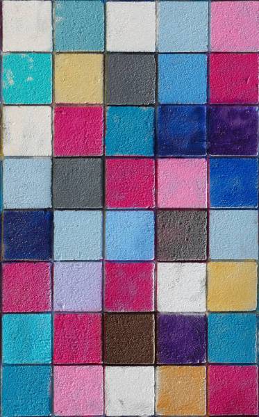  multicolored marble tiles 