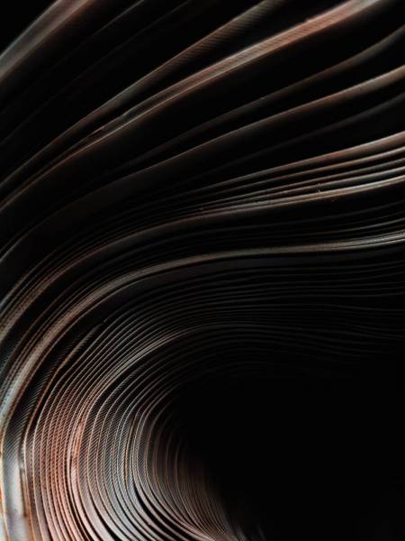  closeup photo of multiple layers of leather 