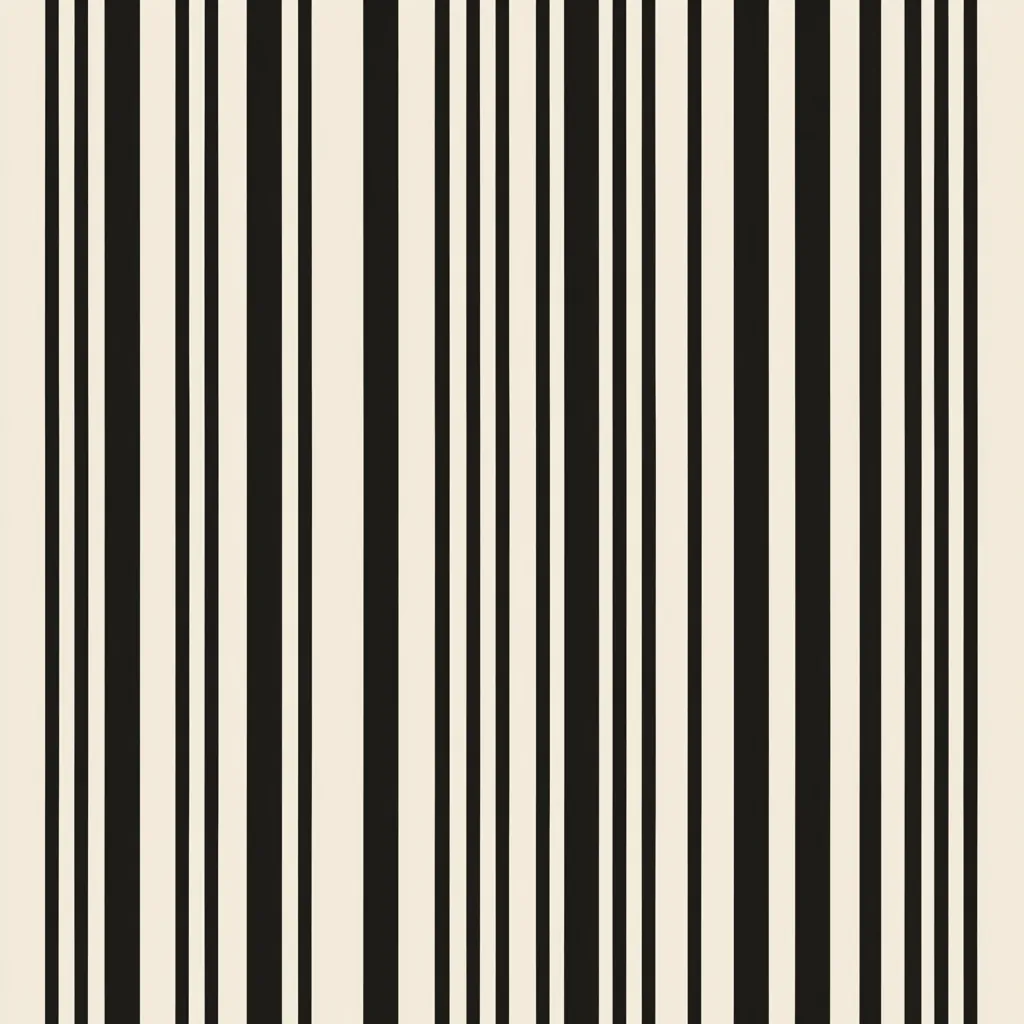 barcode texture abstract vertical black line pattern inspired