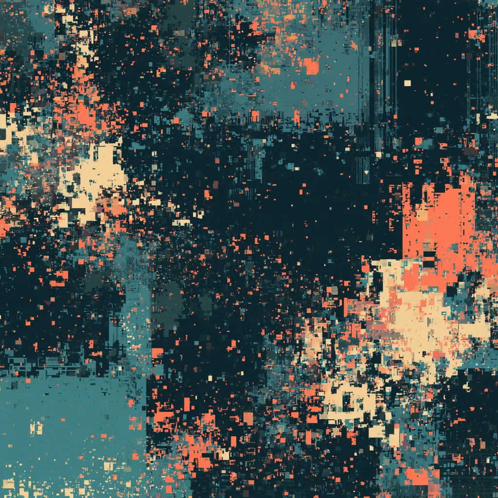 bitmap texture low-resolution pixel grain random square artif