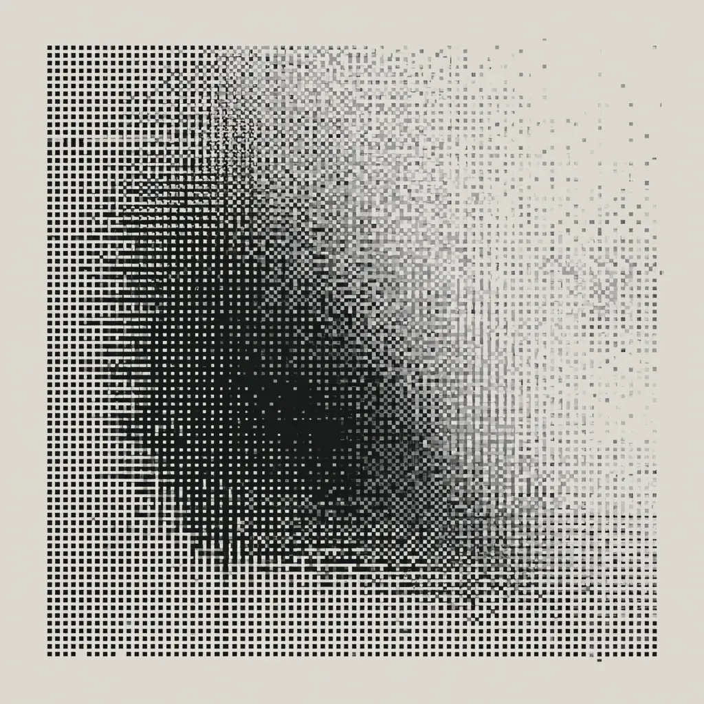 bitmap texture retro computer dithering black pixels forming