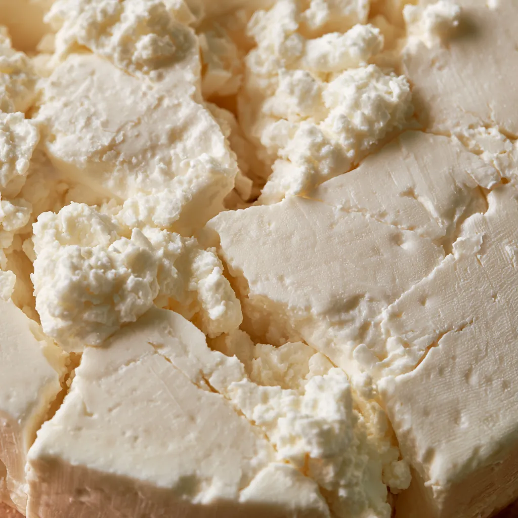 cheese texture crumbly feta close-up moist white granules nat