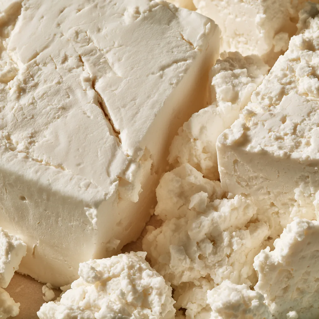 cheese texture crumbly feta close-up moist white granules nat