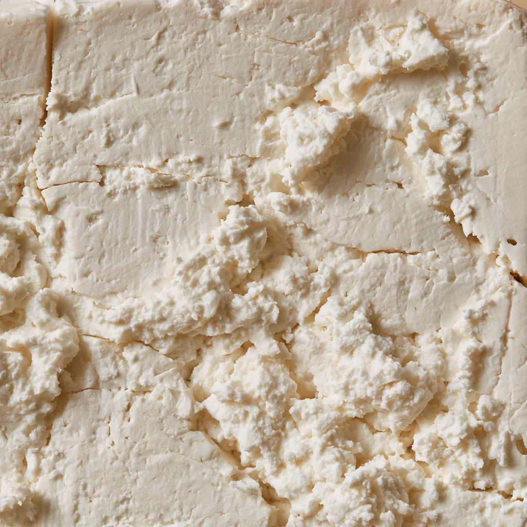cheese texture crumbly feta close-up moist white granules nat