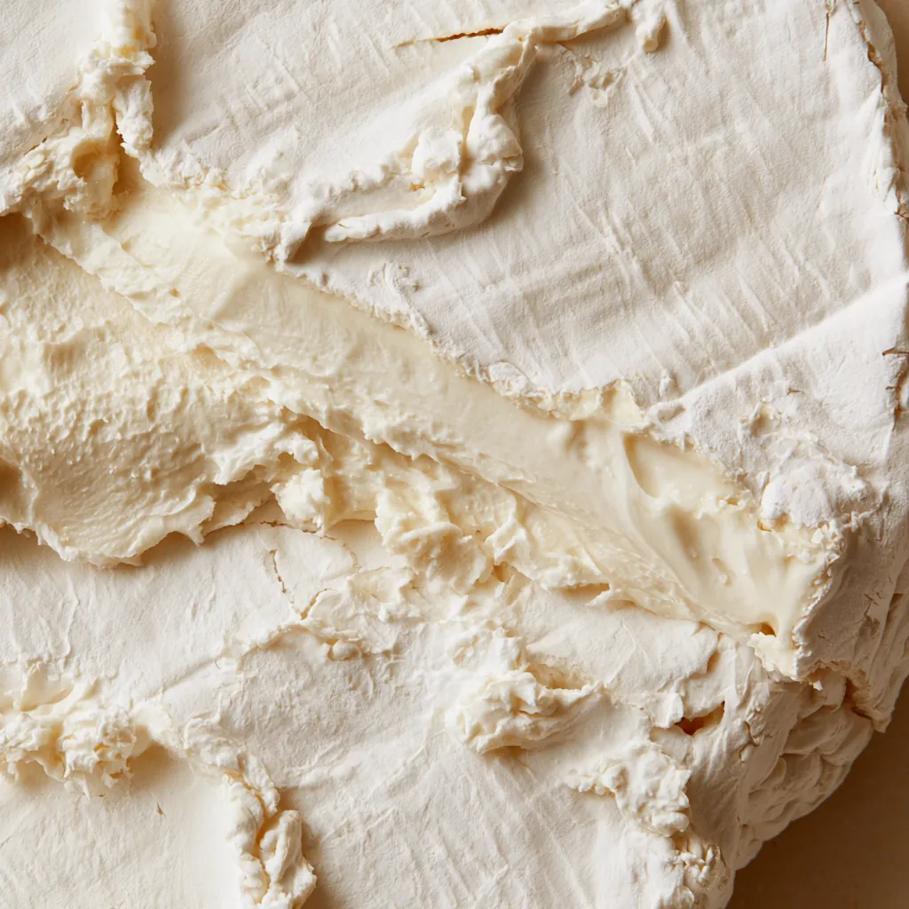 cheese texture soft brie interior creamy uneven surface delic