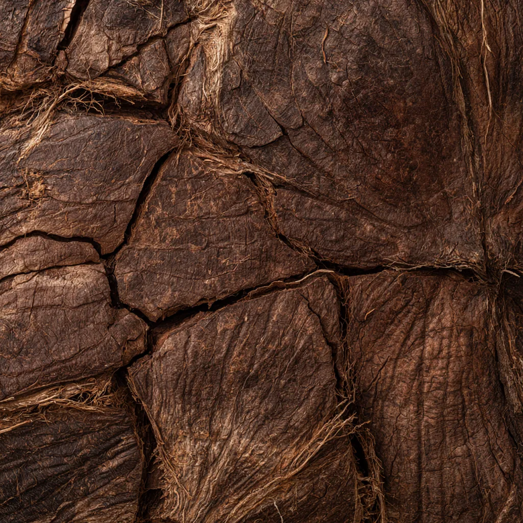 coconut texture cracked coconut shell surface hard woody grai