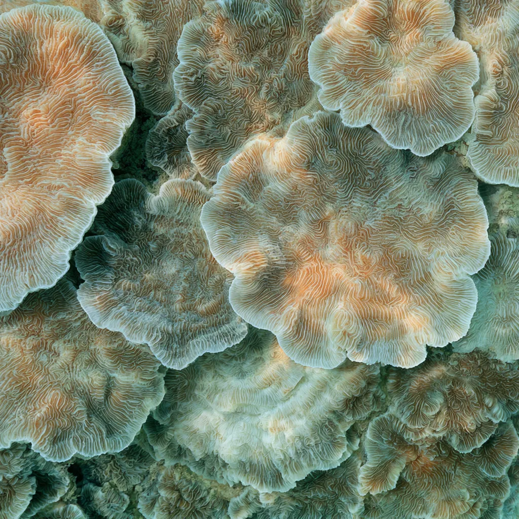 coral texture underwater reef surface layered corals and fine