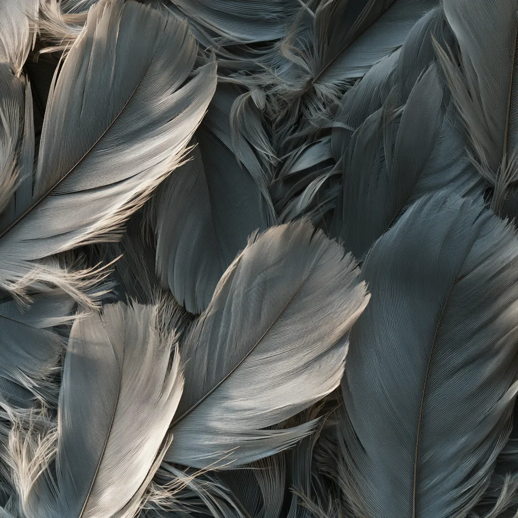 feather texture photorealistic layered feathers soft overlapp