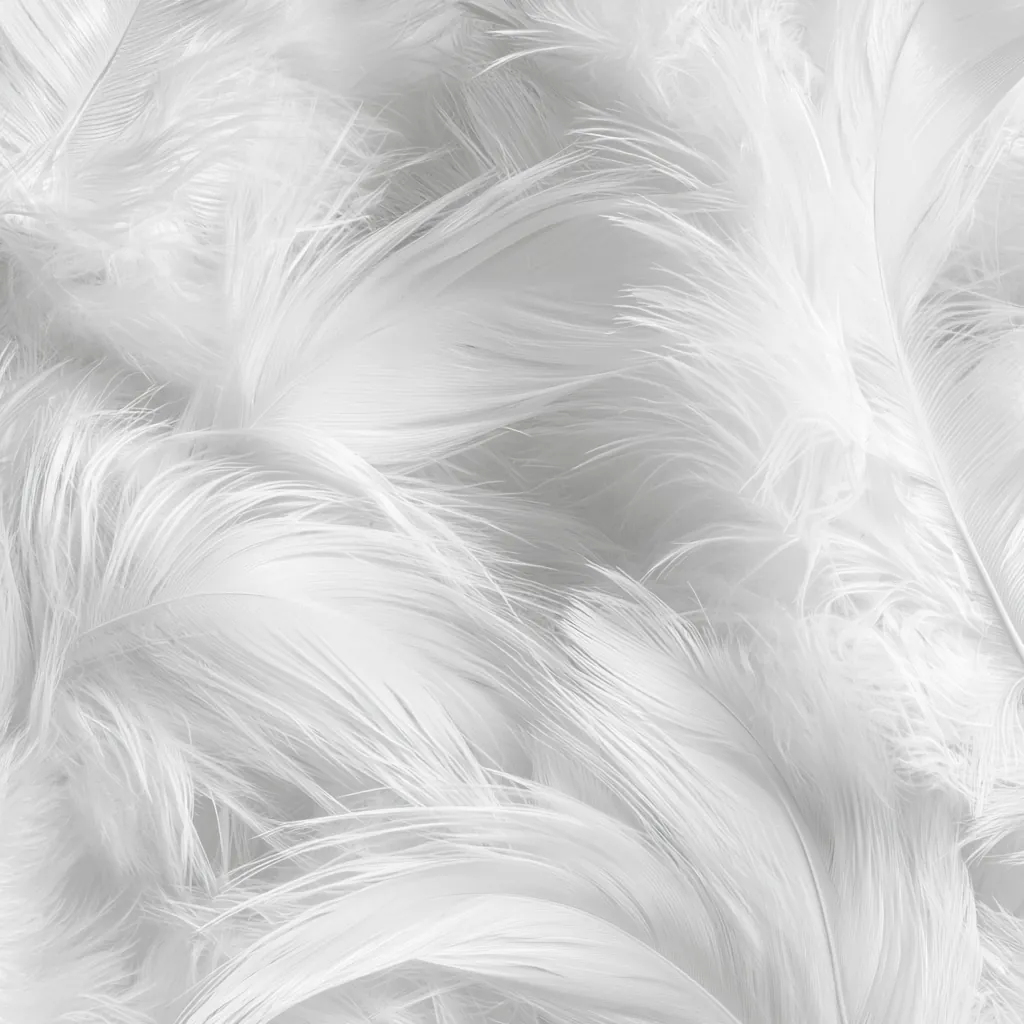 feather texture realistic white feather surface delicate barb