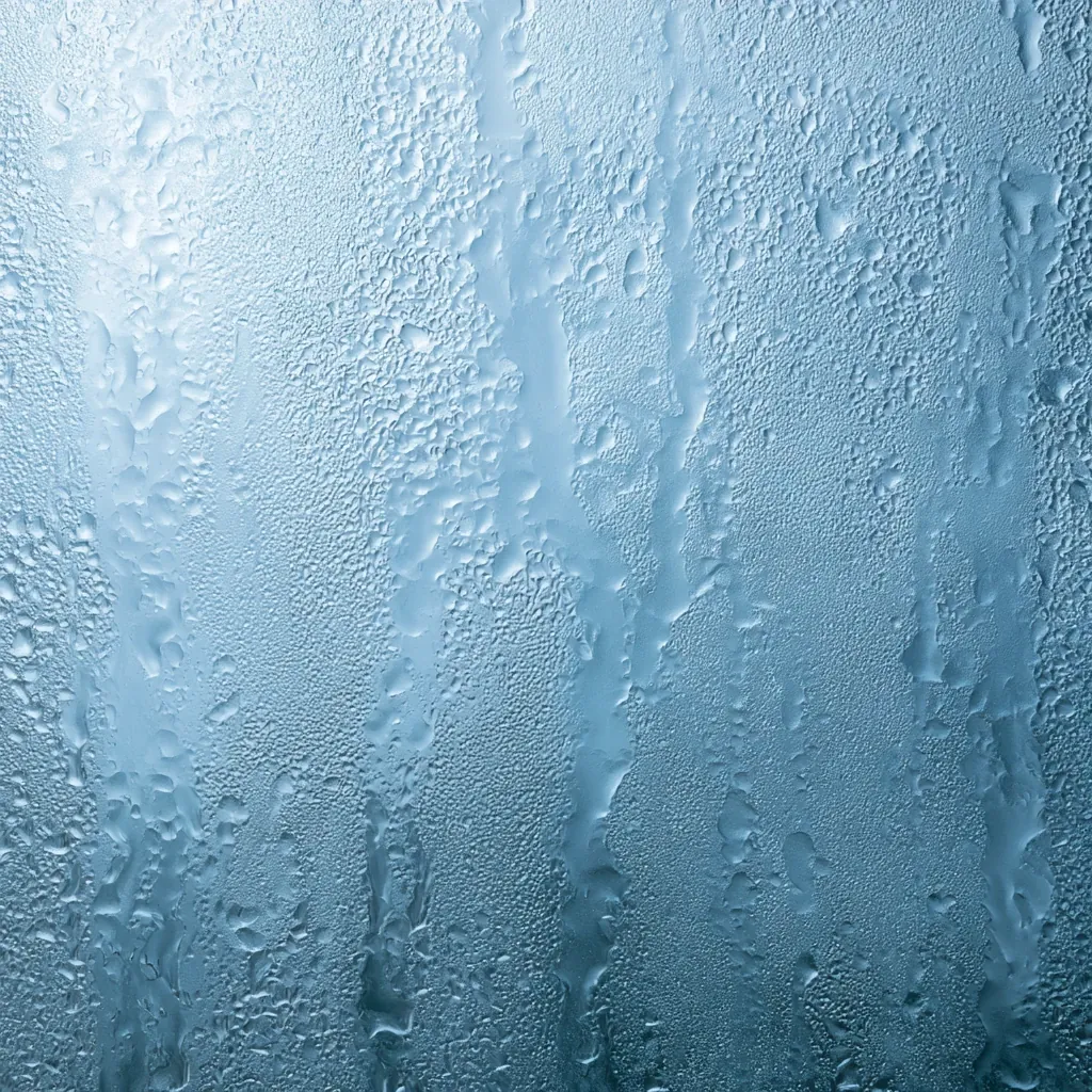 glass texture condensation on glass misty moisture beads cool