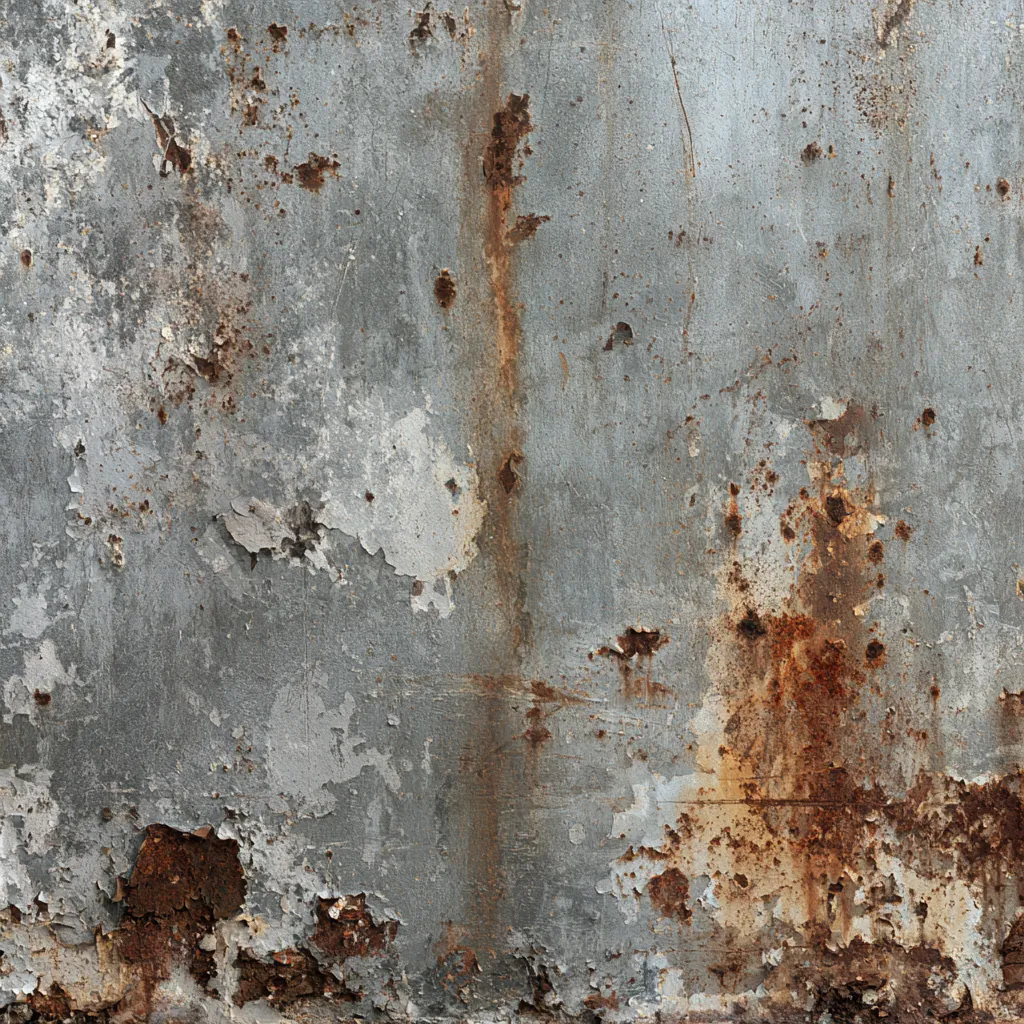 grunge texture weathered metal wall chipped coating and rust