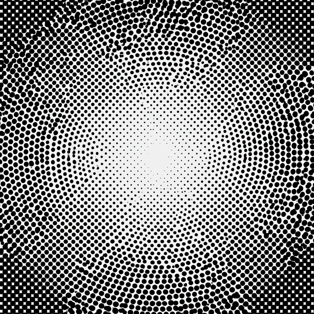 halftone texture bold pop-art dot background uniform circular