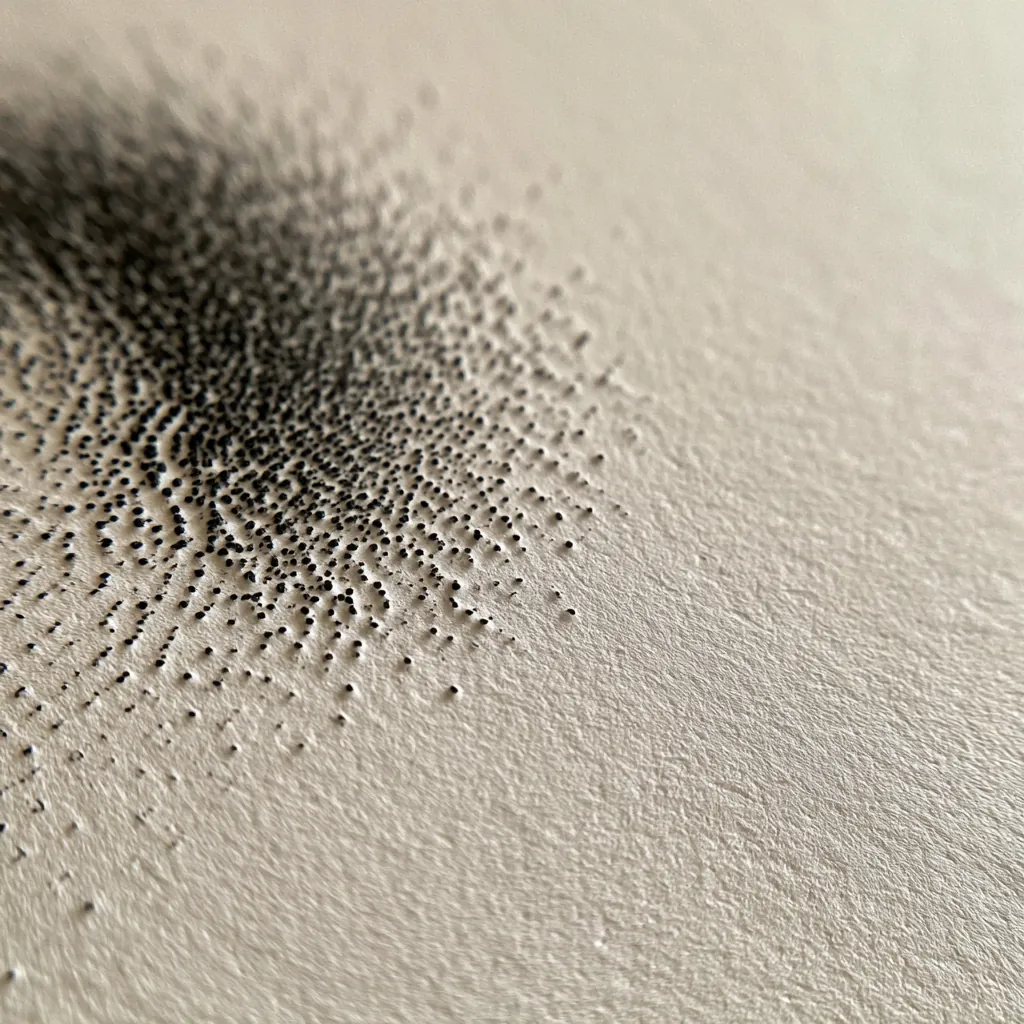 letterpress texture black typographic ink pressed into cream