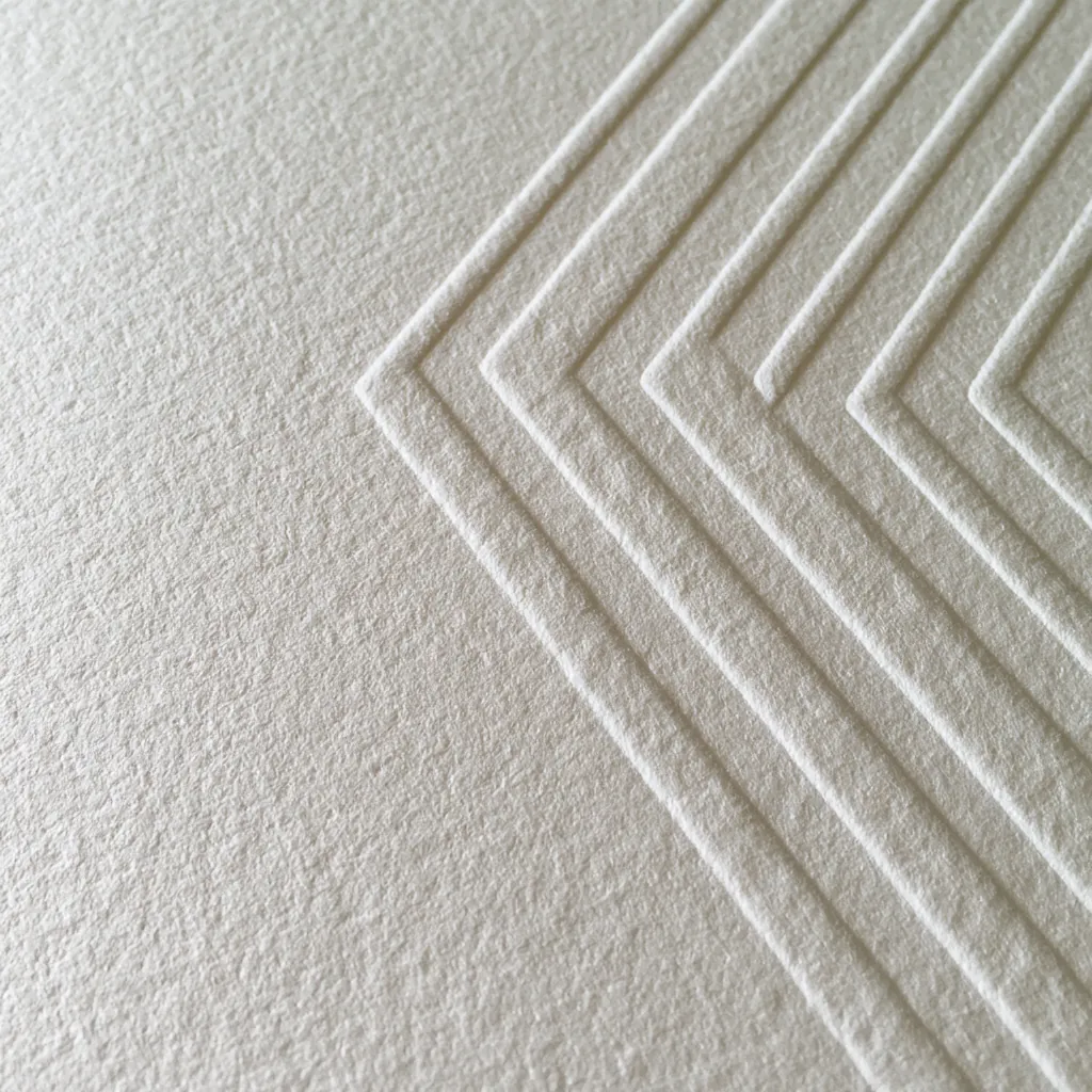 letterpress texture minimal debossed geometric pattern heavy