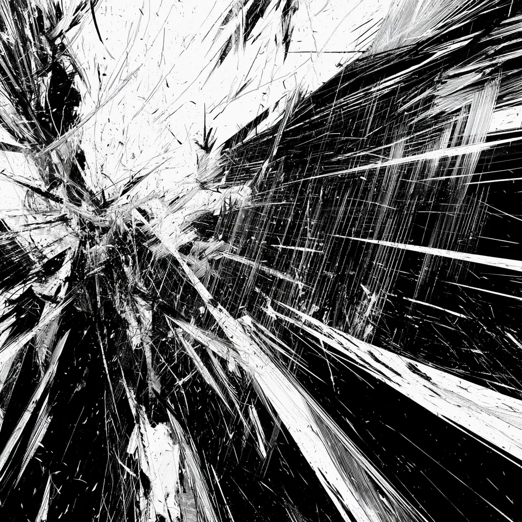 manga texture energetic hand-drawn action lines bold monochro