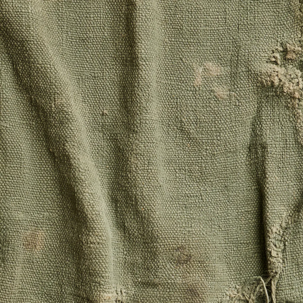military texture olive drab canvas surface coarse fibers stai