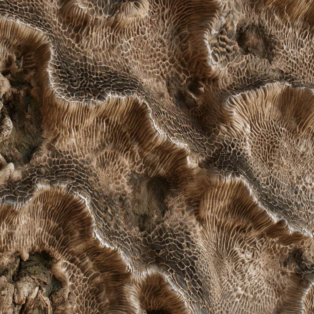 mushroom texture wild forest fungus surface irregular scales