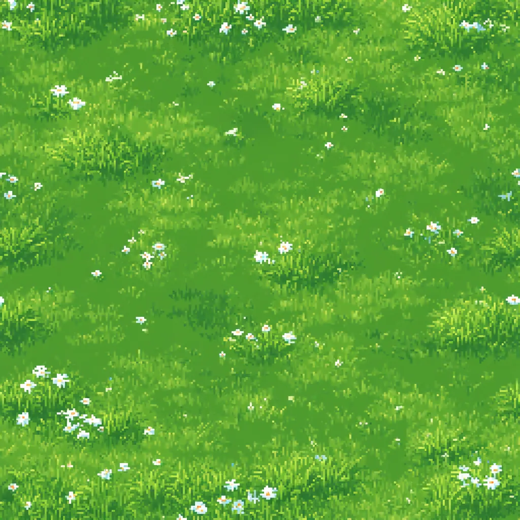Pixel Art Grass texture 4K