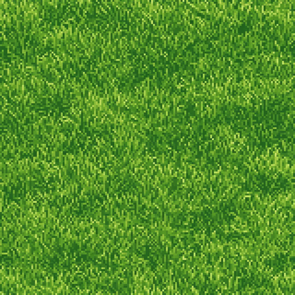pixel art grass texture soft green lawn pattern evenly distri