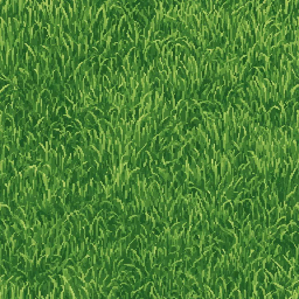 pixel art grass texture soft green lawn pattern evenly distri