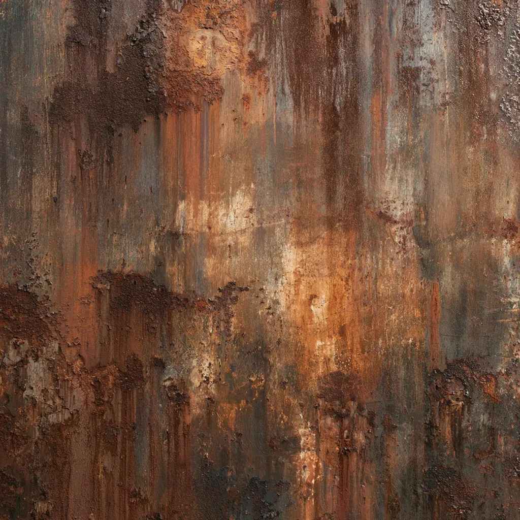 rusty metal texture oxidized metal wall rough patina layered