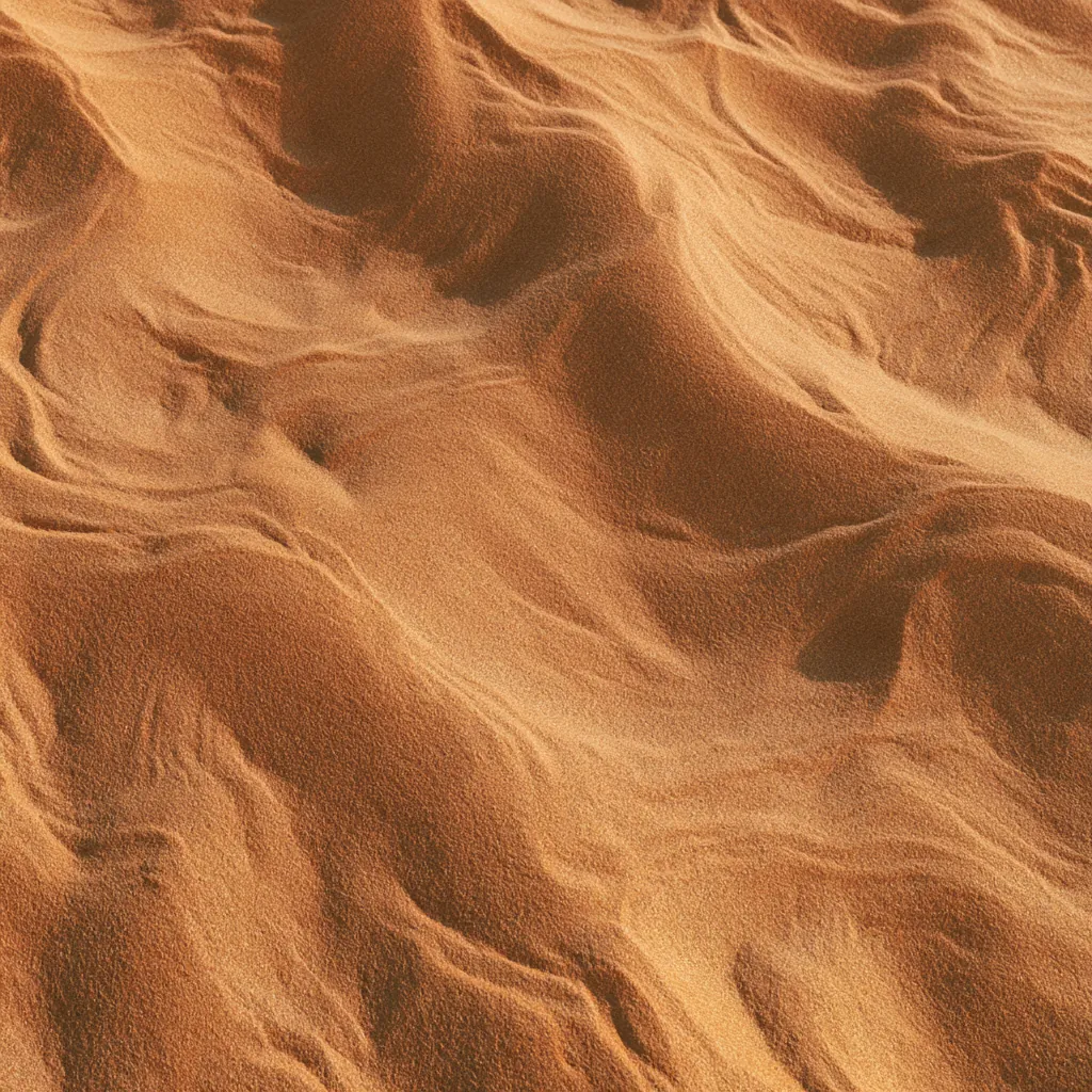 sand texture golden desert sand surface wind-shaped wave patt