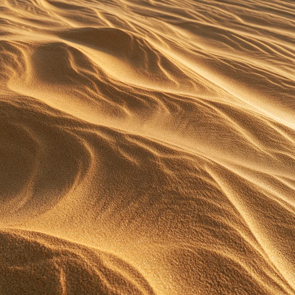 sand texture golden desert sand surface wind-shaped wave patt