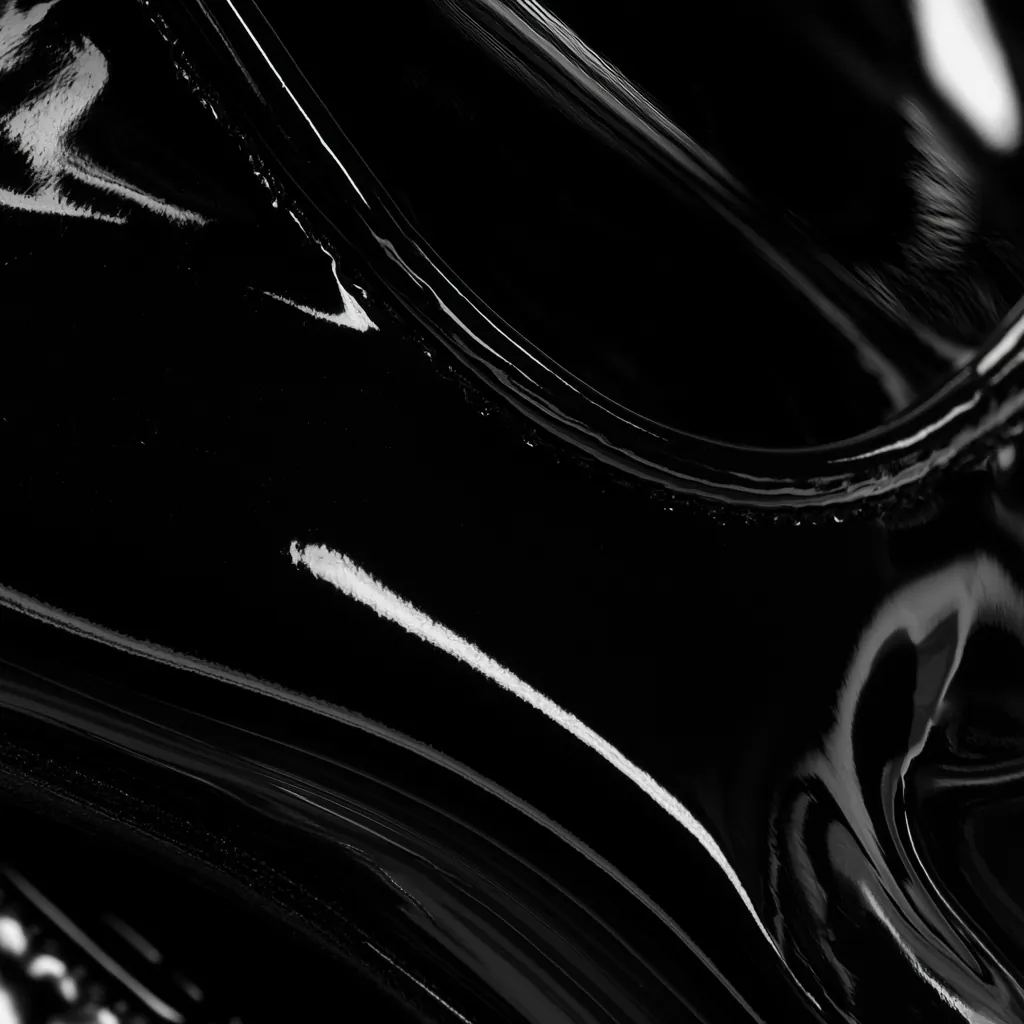 shoe texture glossy patent leather surface smooth black refle