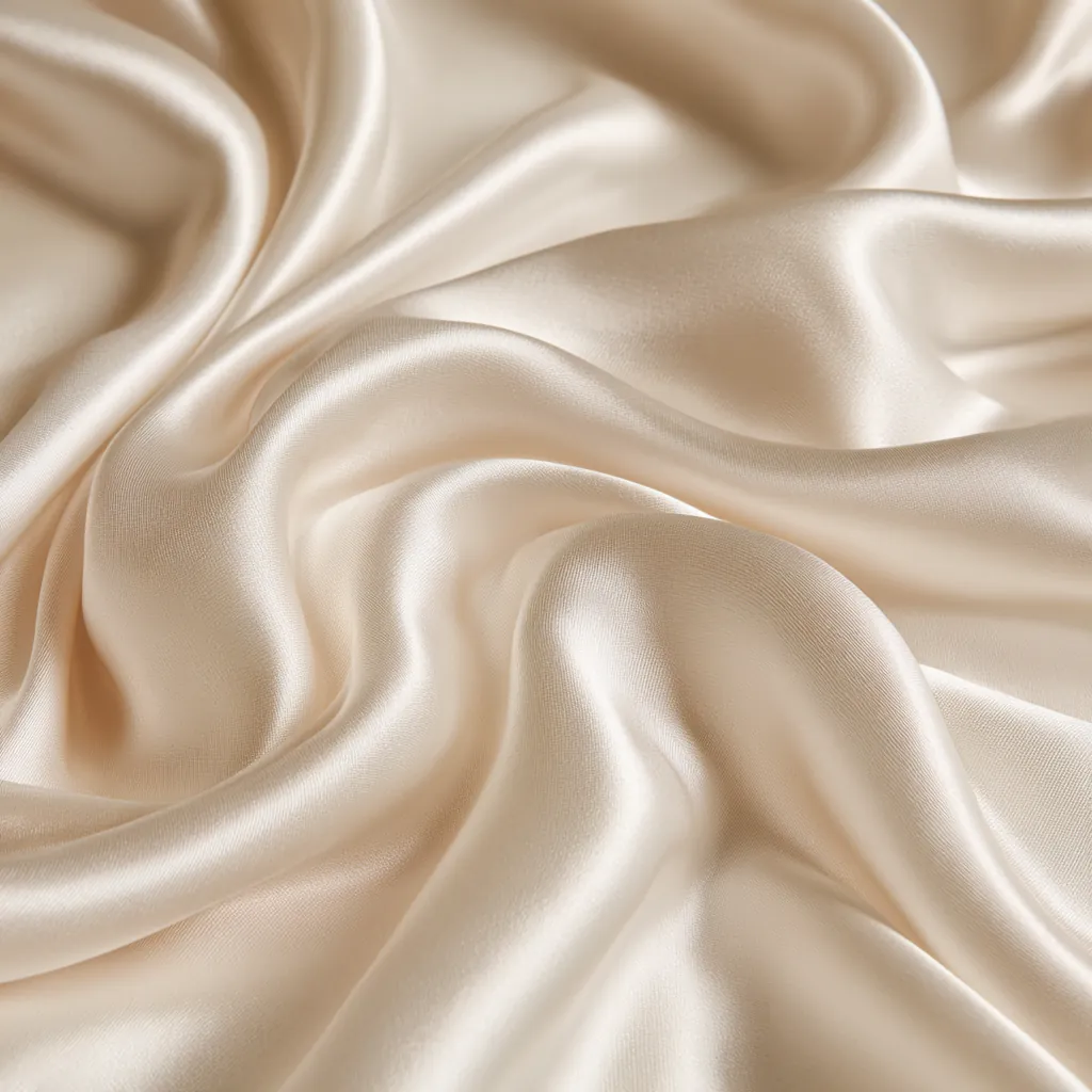 silk texture realistic ivory silk cloth gentle ripples lumino