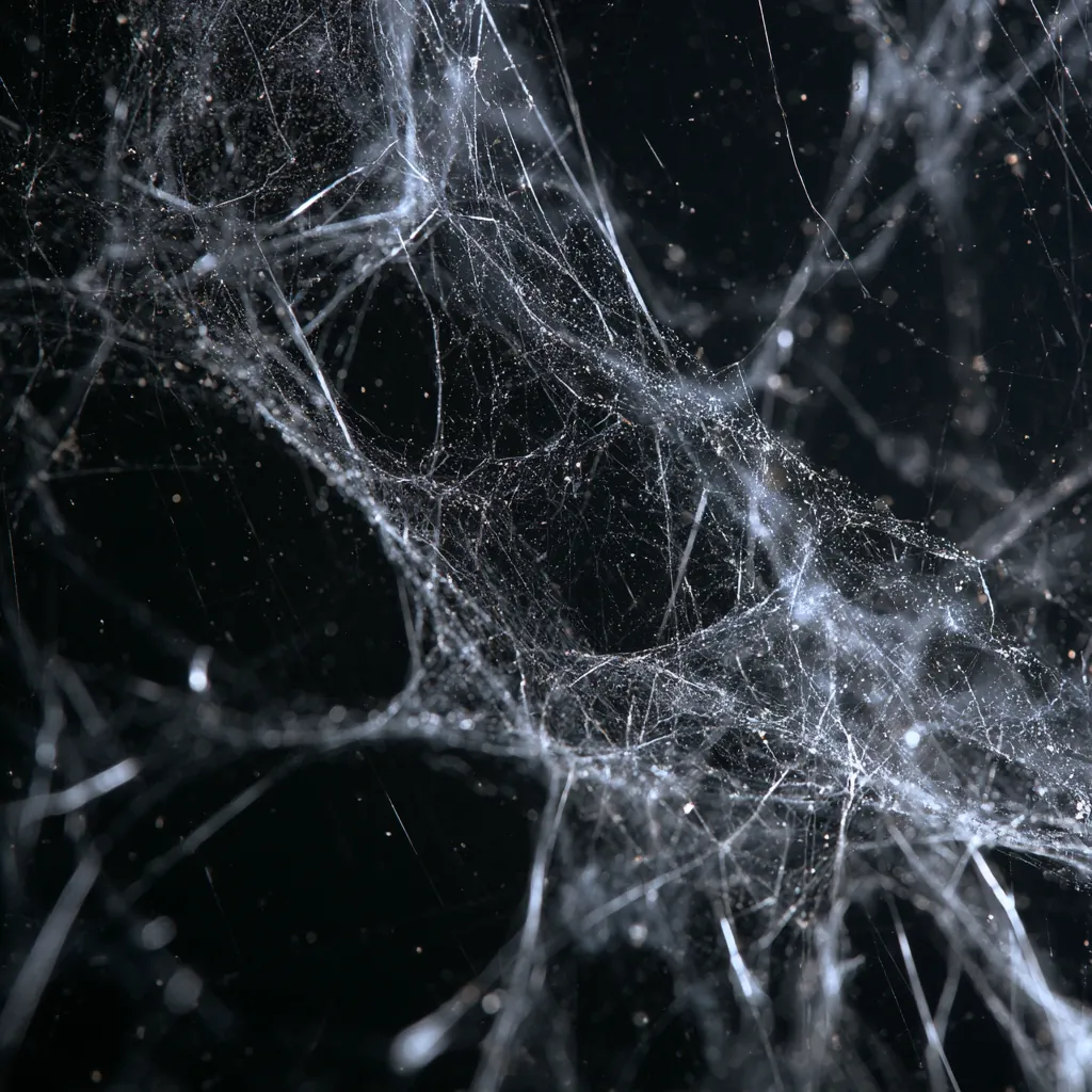 spider texture abandoned dusty cobweb tangled strands and sof