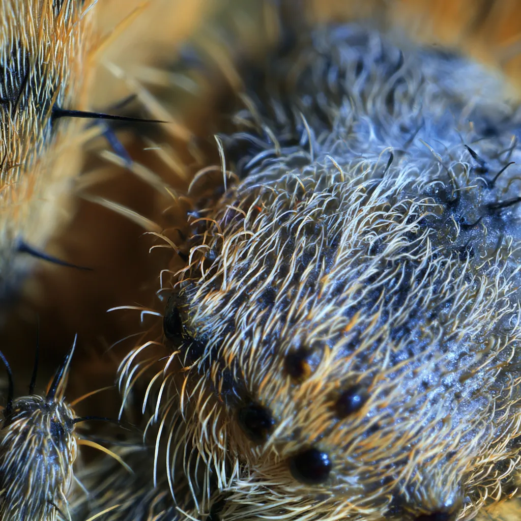 spider texture extreme macro arachnid body surface bristles