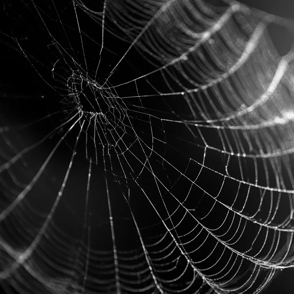 spider texture geometric orb web pattern delicate silk thread