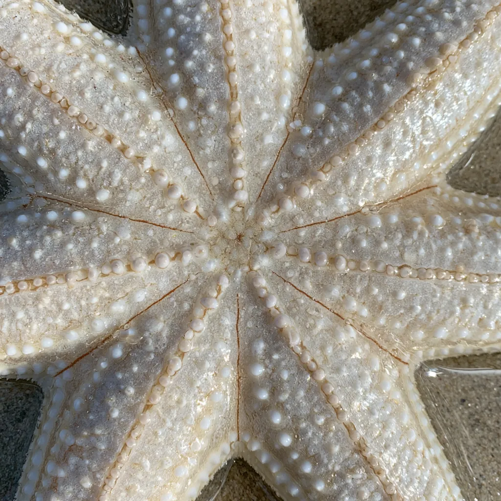 starfish texture damp marine skin raised dots and subtle wet