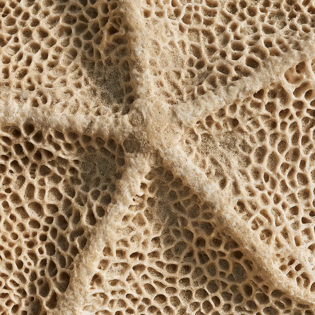 starfish texture weathered starfish skeleton rough sandy pore