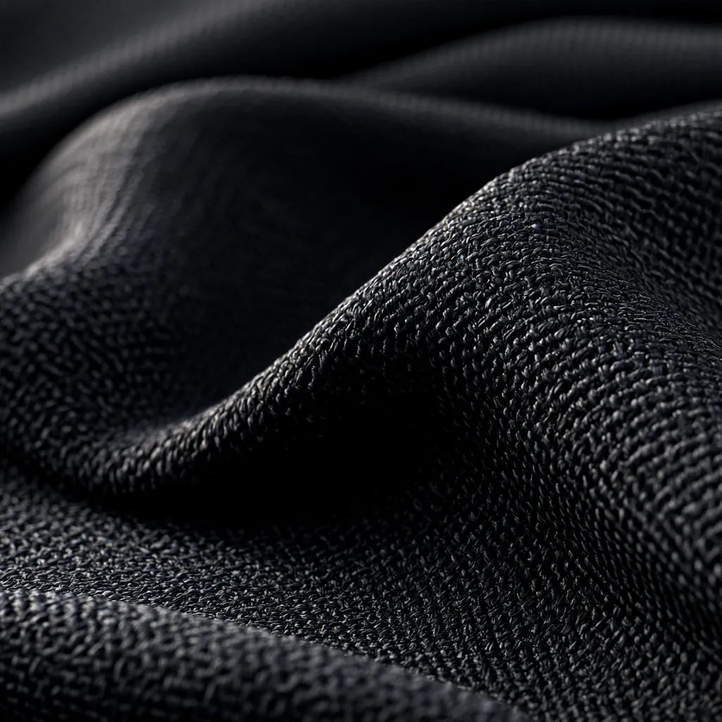 tactical texture photorealistic black ballistic nylon fabric